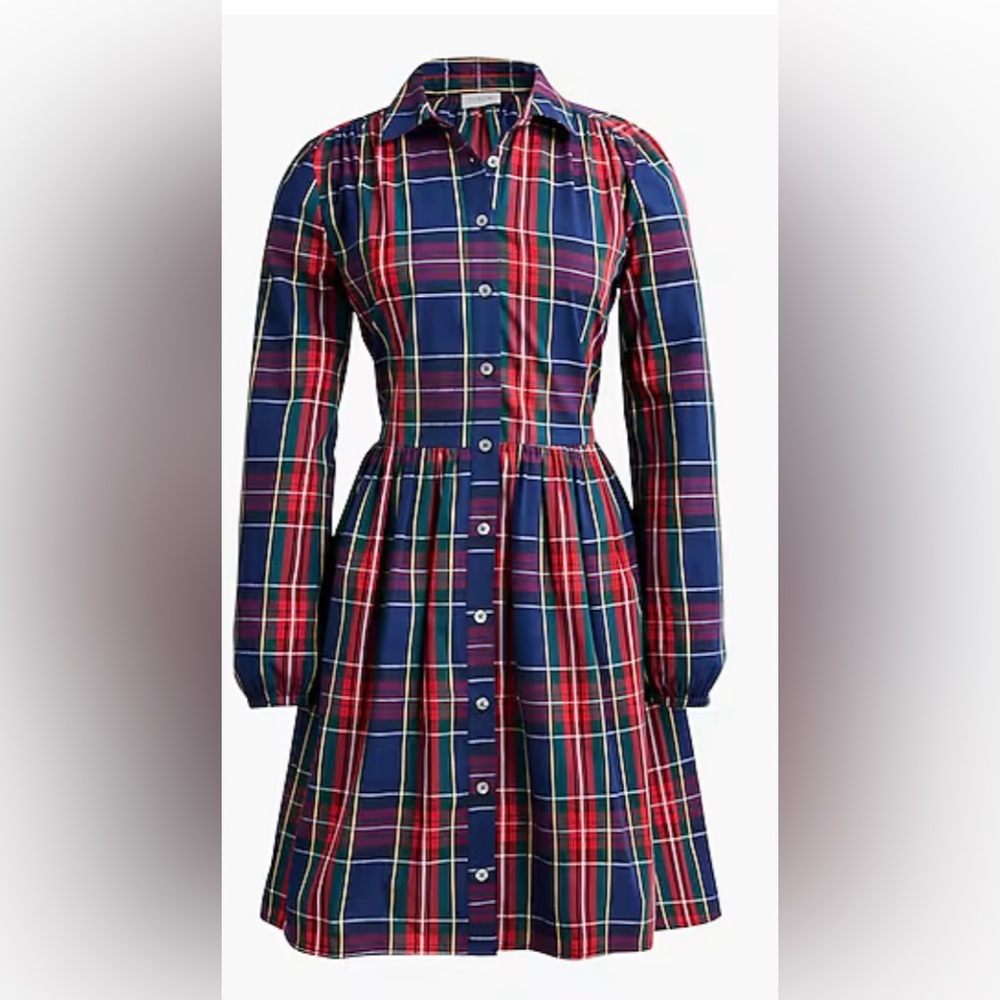 JCrew size 6 Collared mini shirtdress